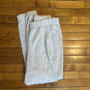 Hollister Light Gray Adjustable Rise Sweatpants